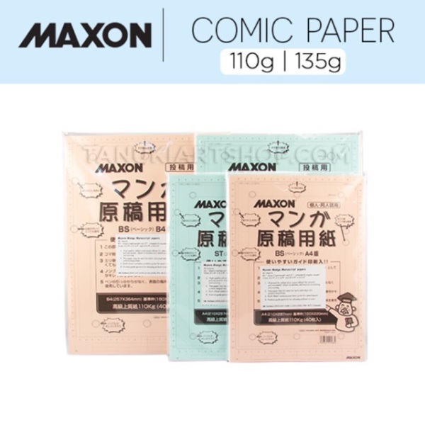 Giấy vẽ Manga A4 Maxon