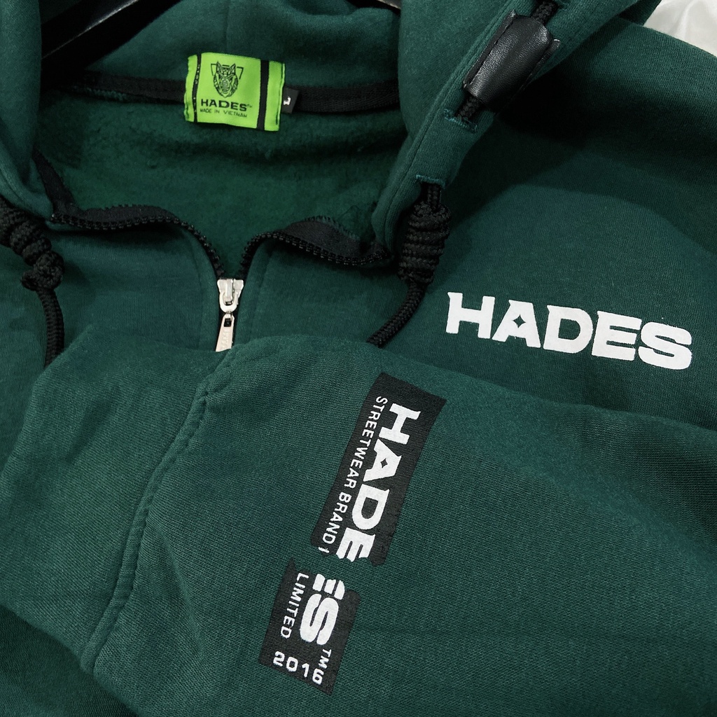 Hoodie zip Unisex Mặt vuông