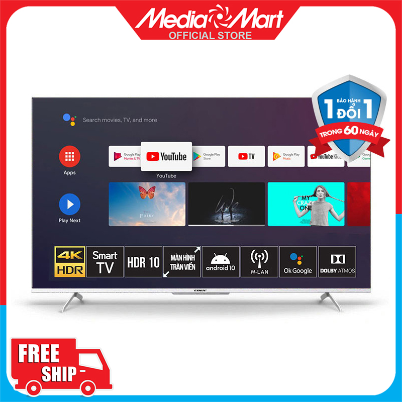 Smart Tivi Coex 4K 55 inch 55UT7000X Android 10