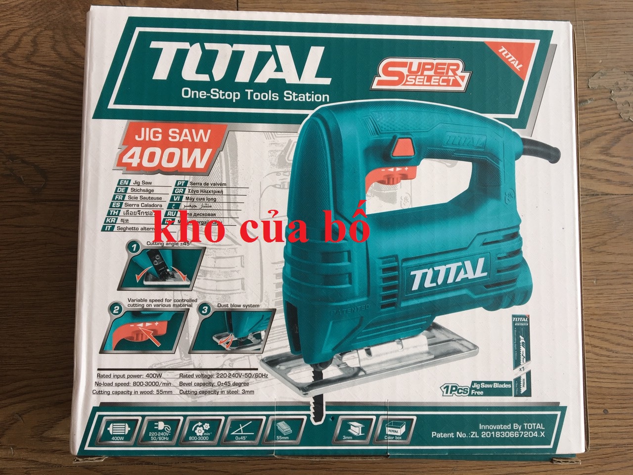 Máy cưa lọng 400 W Total TS204556