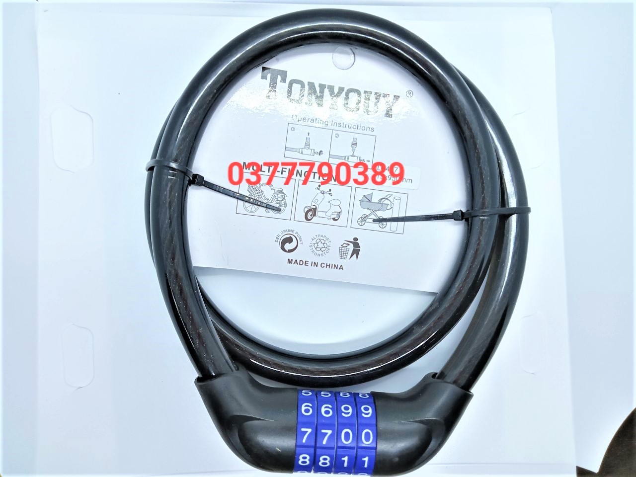 [HCM]khóa dây số xe máy