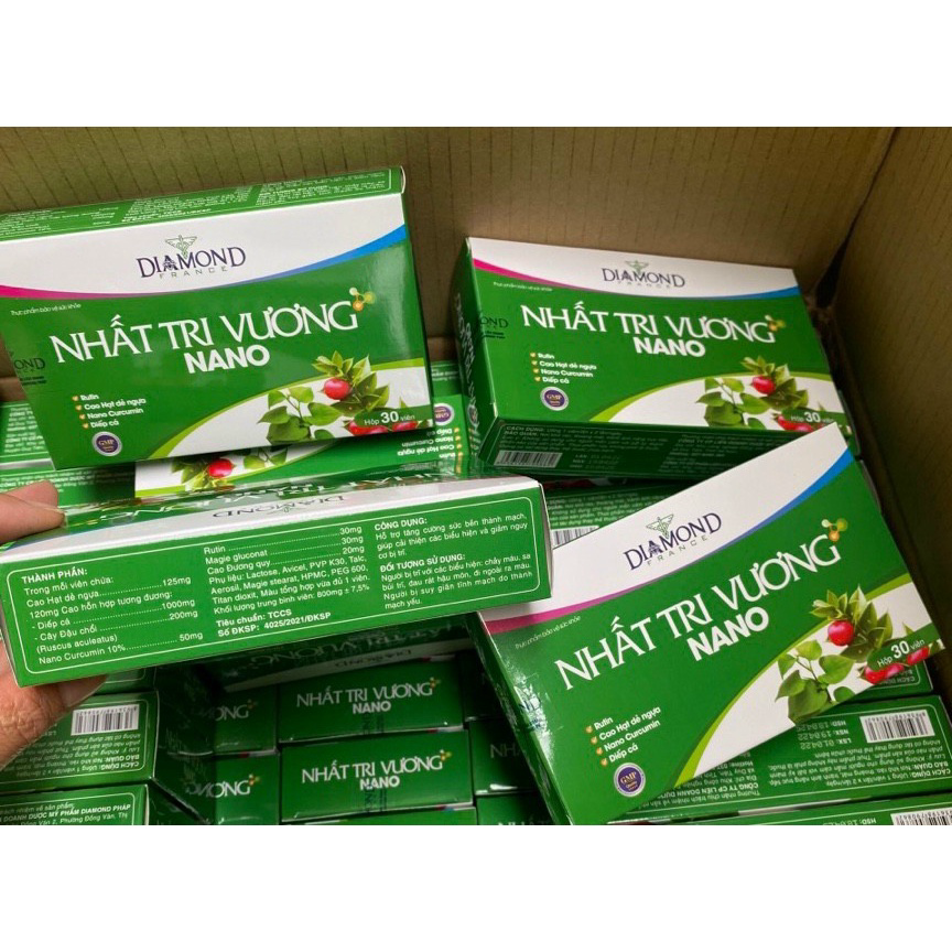 Nhất Trĩ Vương nano hỗ trợ làm giảm cho người bị bệnh trĩ, tăng sức bền thành mạch