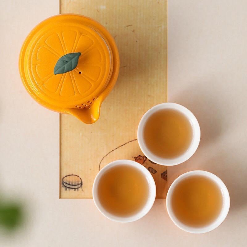 Bộ trà quýt Yuzu dễ thương - Bambobi