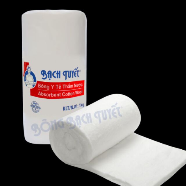 Bông mỡ không thấm nước BẠCH TUYẾT 1kg