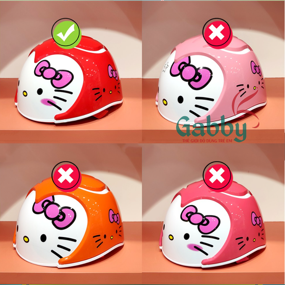 MŨ NÓN BẢO HIỂM CHO BÉ HELLO KITTY - GABBY STORE