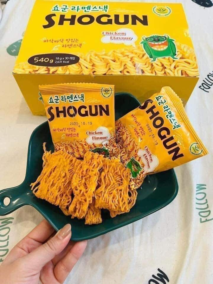 Set 3 gói mỳ tôm rắc phô mai trẻ em Shogun Hàn Quốc