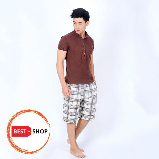 [HCM]Quần Short Nam Caro Chất Cotton Cực Đẹp