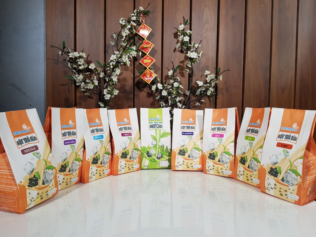 BỘT TRÀ SỮA Hòa Tan BENUSCream - 250gram/Túi