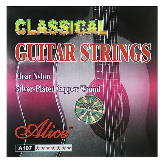 Bộ 6 dây đàn guitar Classic Alice A107
