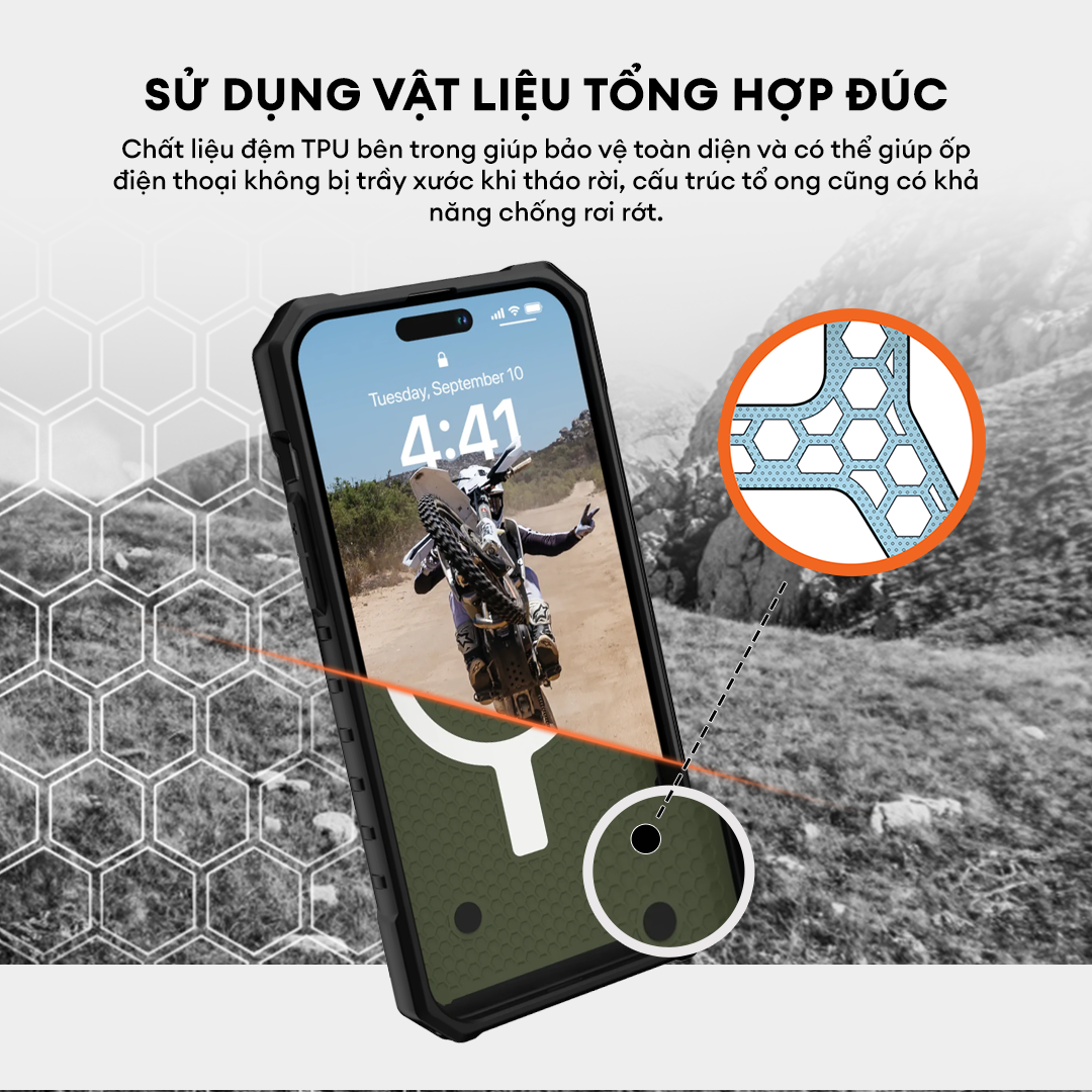 Ốp Lưng UAG PATHFINDER w MAGSAFE Cho iPhone 14 Pro Max [6.7 INCH]