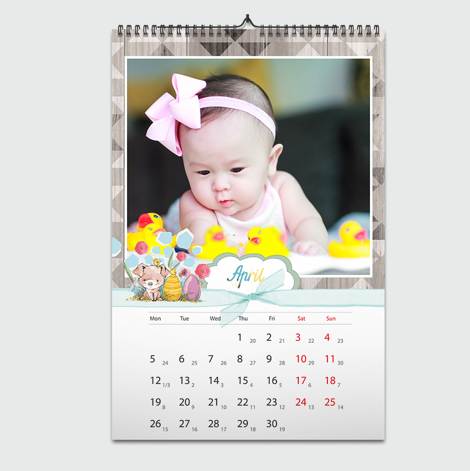 Lịch Treo Tường 13 Tờ size 30x45cm, in ảnh cá nhân hóa, trang trí nhà cửa, chào mừng năm 2025