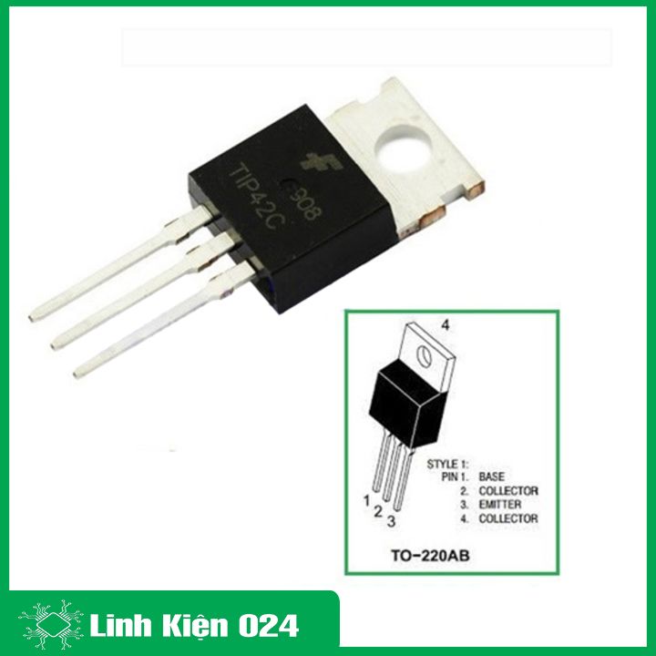 Transistor TIP42C TO-220 TRANS PNP 6A 100V