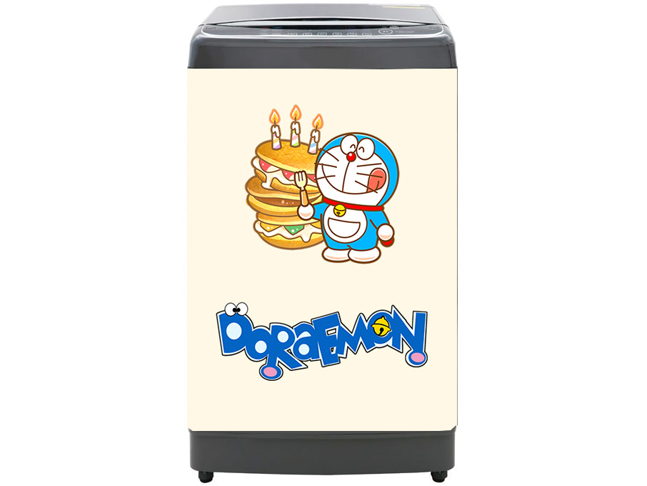 [HCM]Decal dán máy giặt mẫu Doraemon 05
