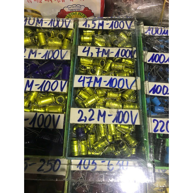 HOT-2 chiếc tụ 2 đầu 4,7mf 100v