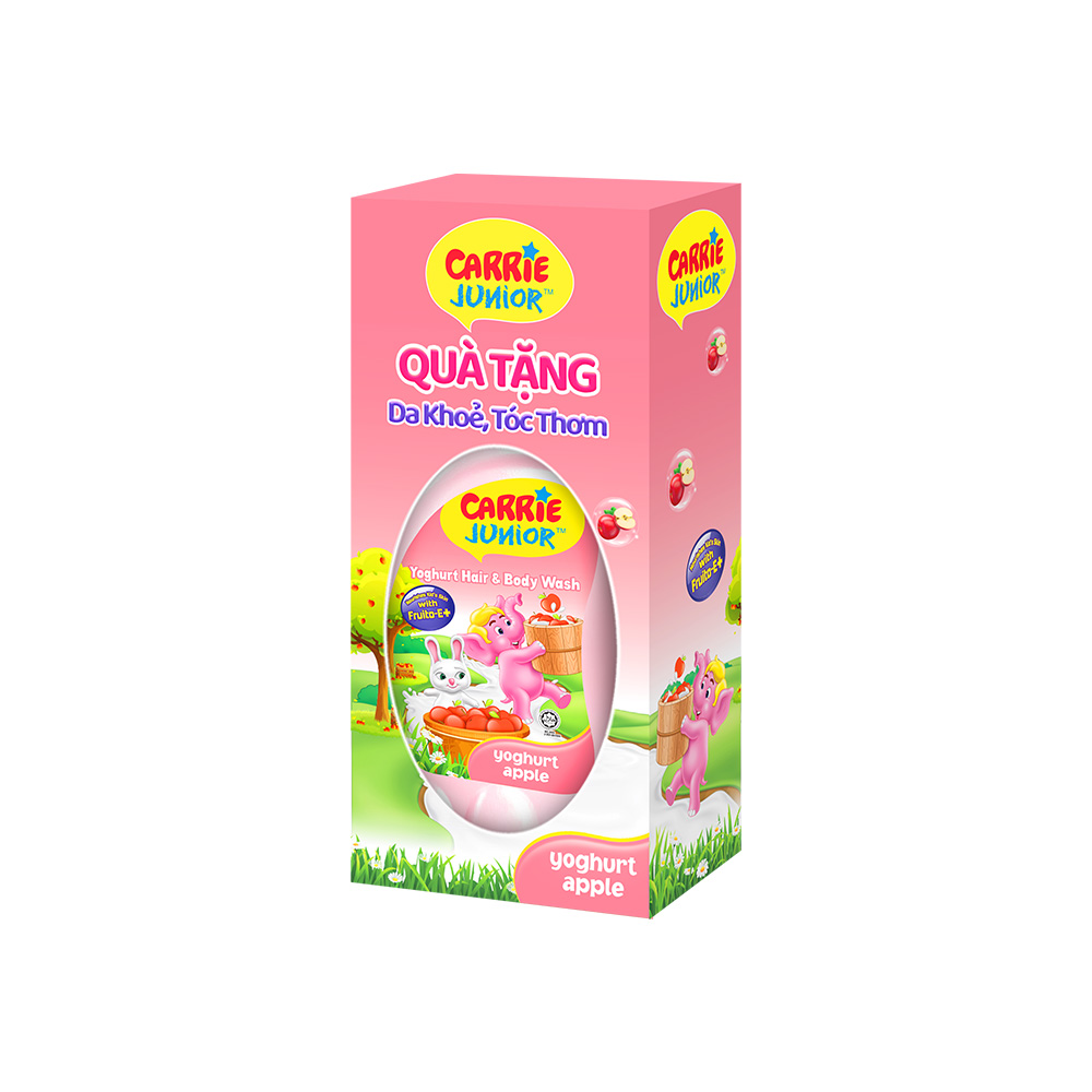 [GIFT] Chai Sữa Tắm Gội cho bé Carrie Junior 50g (Giao mùi ngẫu nhiên)