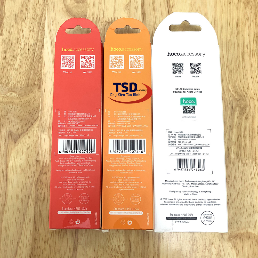 [HCM]Dây sạc iPhone hoco UPL12 dài 1.2m có đèn led báo hiệu