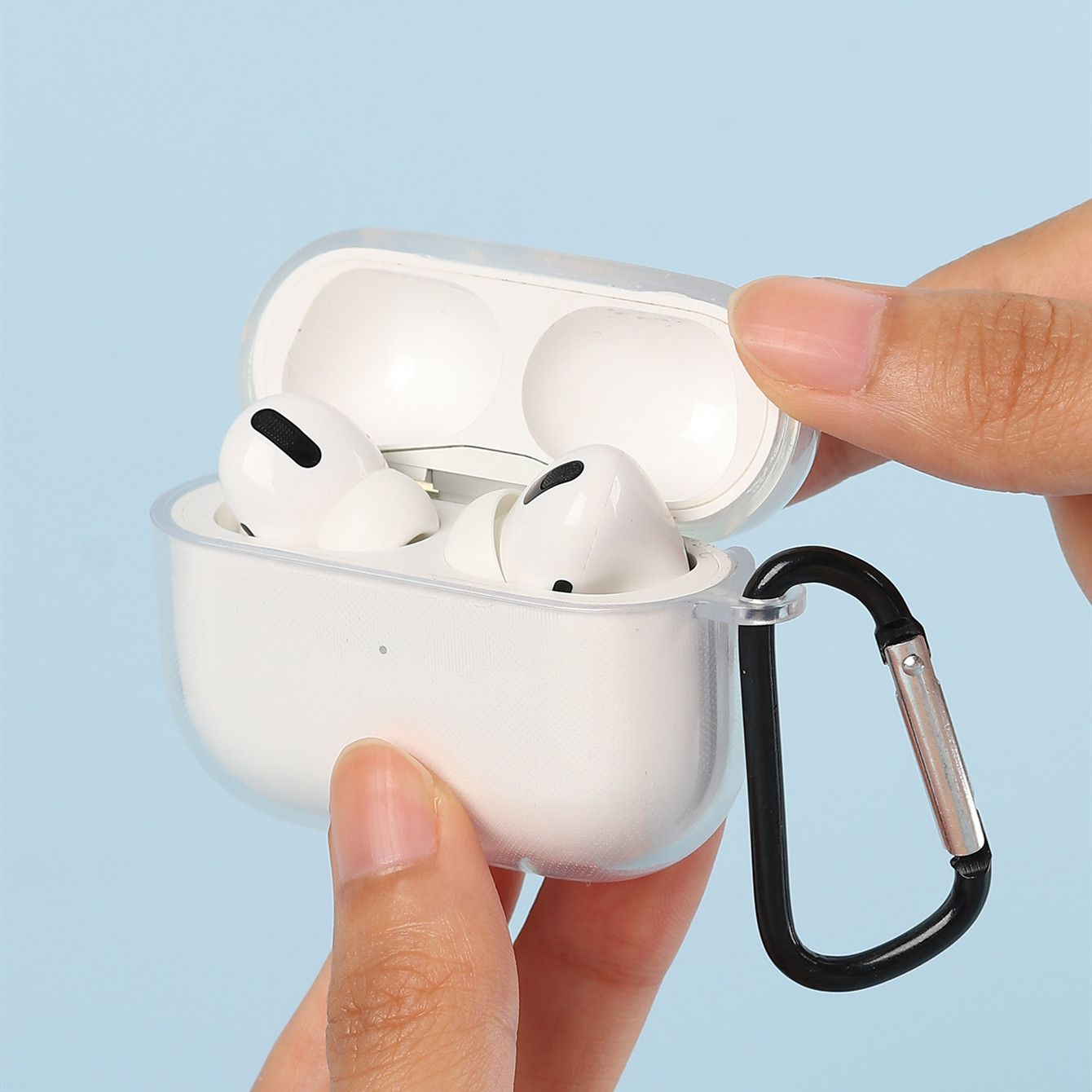 Sport clear Silicon AirPods case cover Bluetooth wireless earbuds protective gifts-Orio