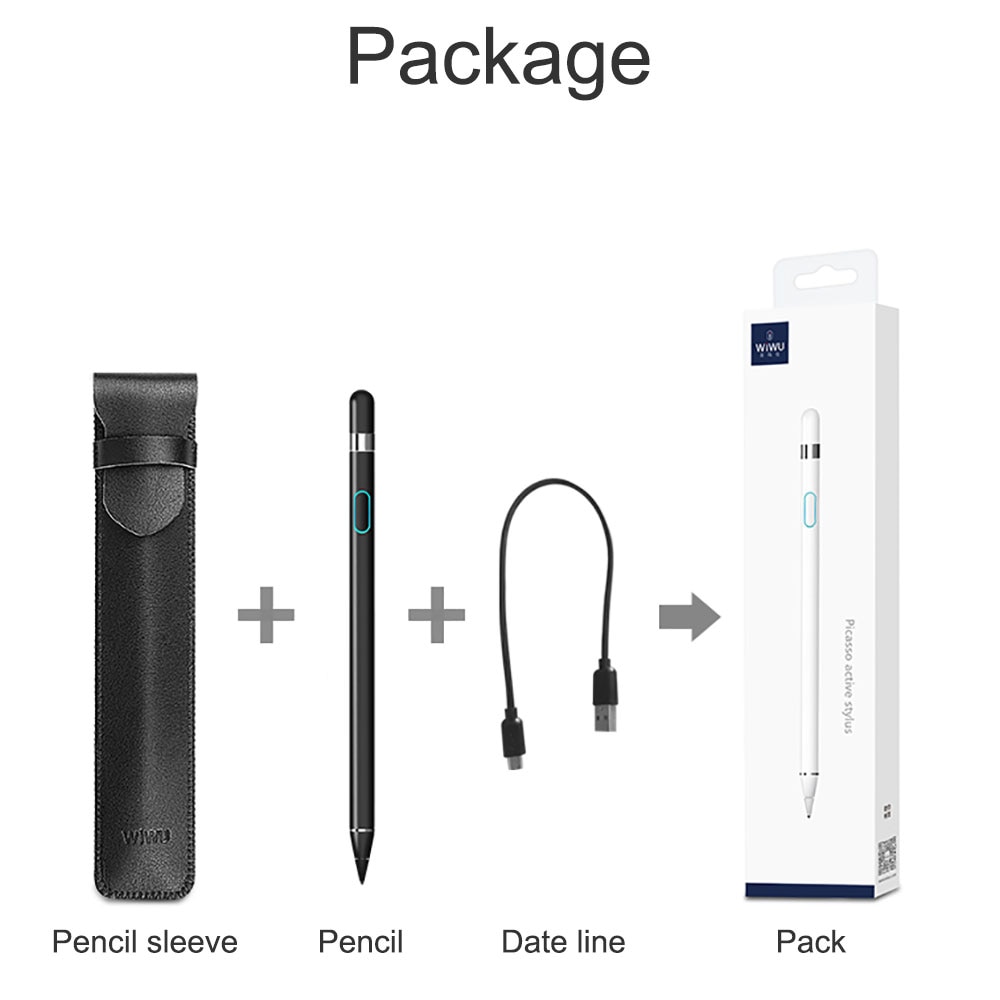 [HCMC] wiwu pencil magic Gen 2 smart stylus pen for iPhone iPad Android Windows (ultra-smooth touchscreen) (3-month warranty 1 to 1 Exchange)-distributed by hotphukie