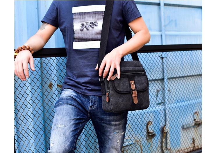 Túi đeo chéo vải bố thời trang cao cấp