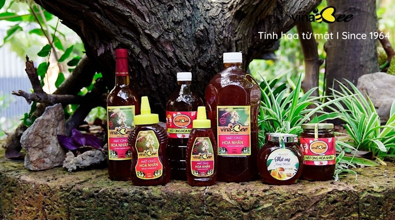 Mật ong hoa nhãn Vinabee 1000g