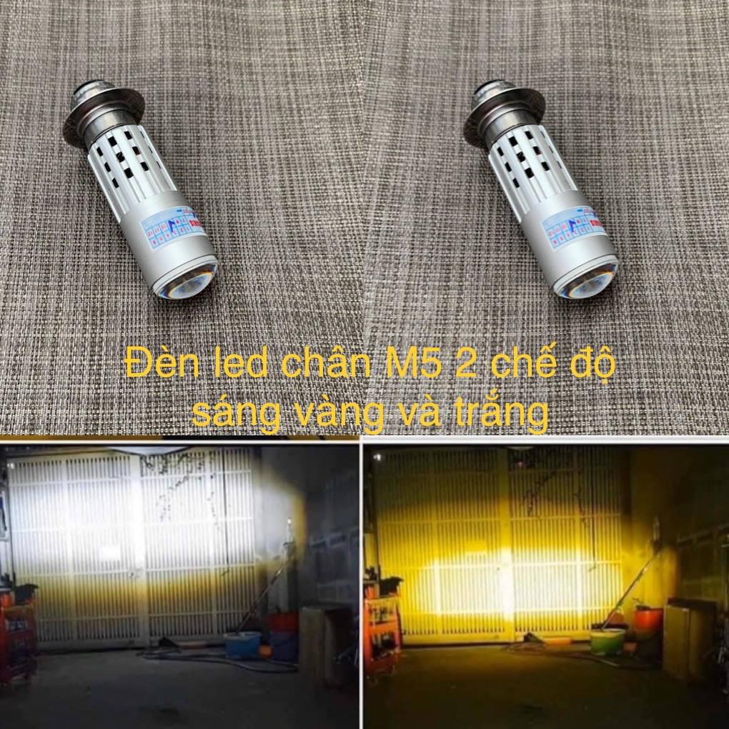 Đèn led cao cấp cho xe wave 2 bóng cực sáng - giá 1 đôi
