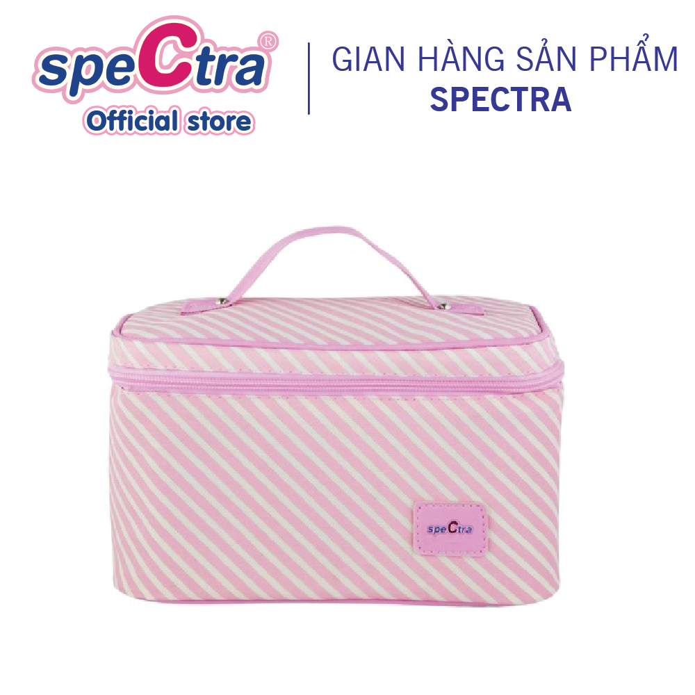 Bộ Túi Giữ Lạnh Sữa Spectra - Hàng Chính Hãng (Kèm 01 Túi Đá Khô Và 02 Bình Trữ Sữa)