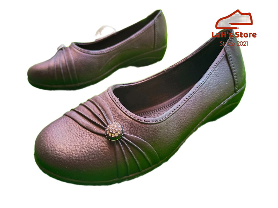 [HCM]Giày Búp Bê Đế Nhựa Đính Đá Kiểu Dáng Đơn Giản [DN0050]