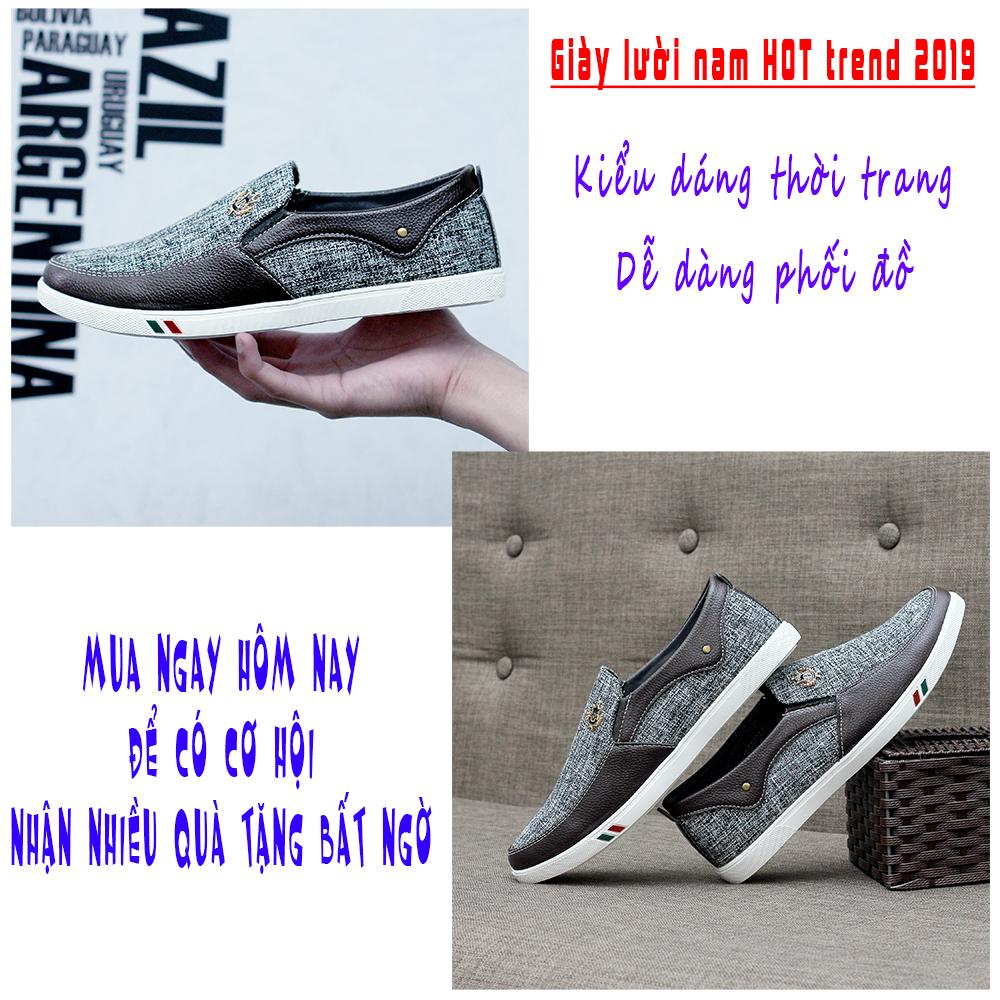 Giày Lười Nam Cao Cấp Phong Cách Thể Thao