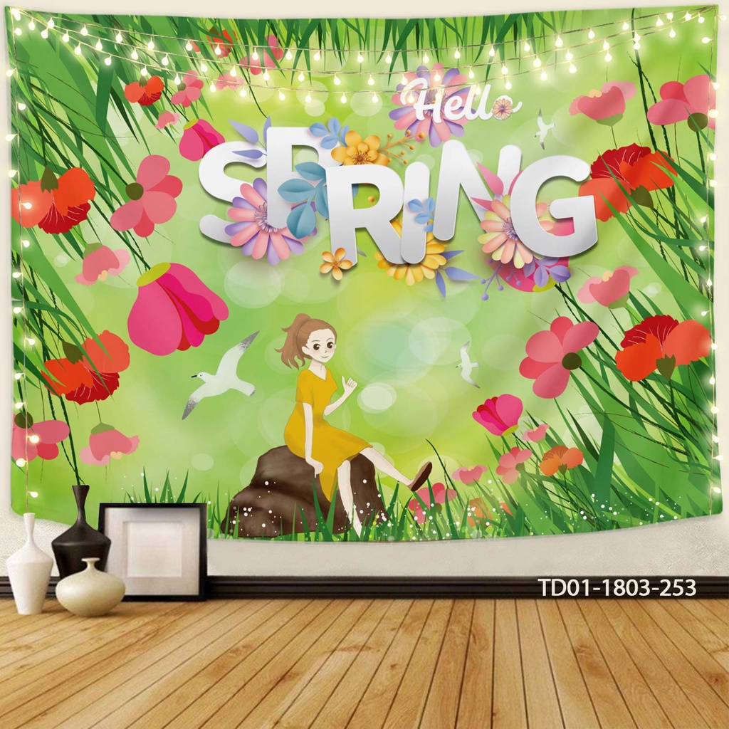 Tranh vải treo tường Tín Phát Decor, vải treo tường decor cao cấp, phòng ngủ, phòng khách