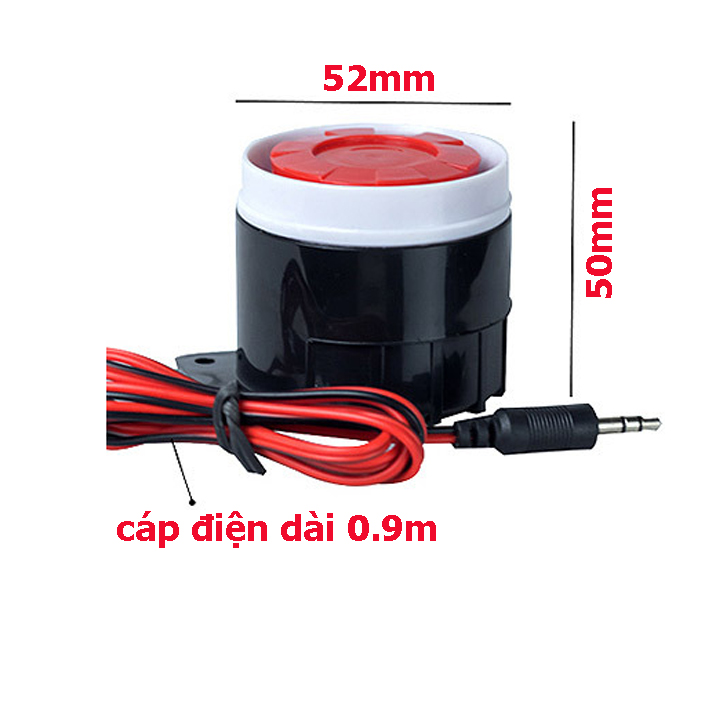 [12V DC] Còi báo động chống trộm 12V DC