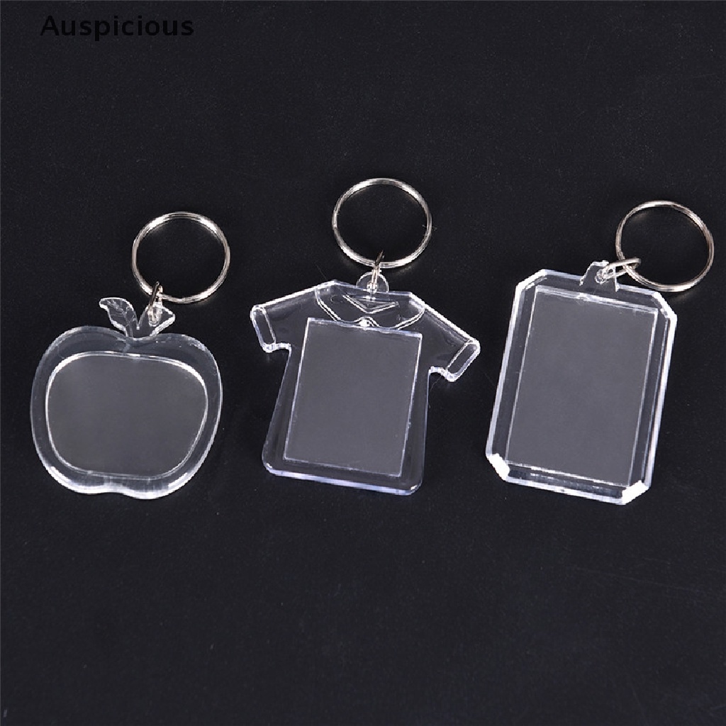 ♛✽ Set 5 Móc Khóa Trong Suốt Tiện Lợi