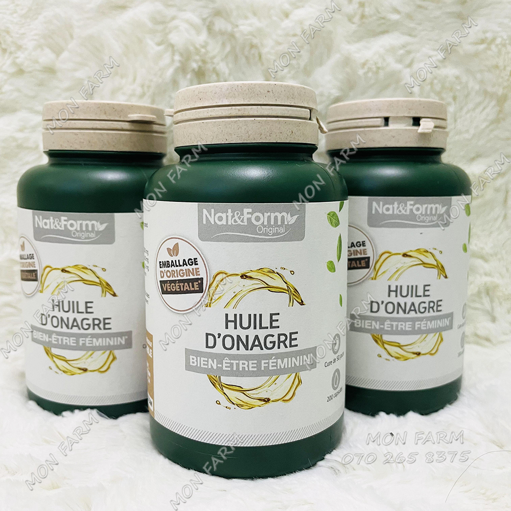 Tinh Dầu Hoa Anh Thảo Nat & Form 200 Viên
