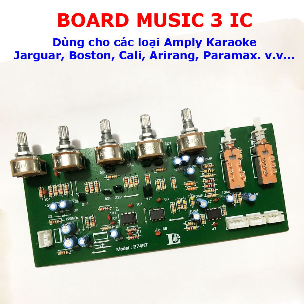Karaoke pre music amplifier