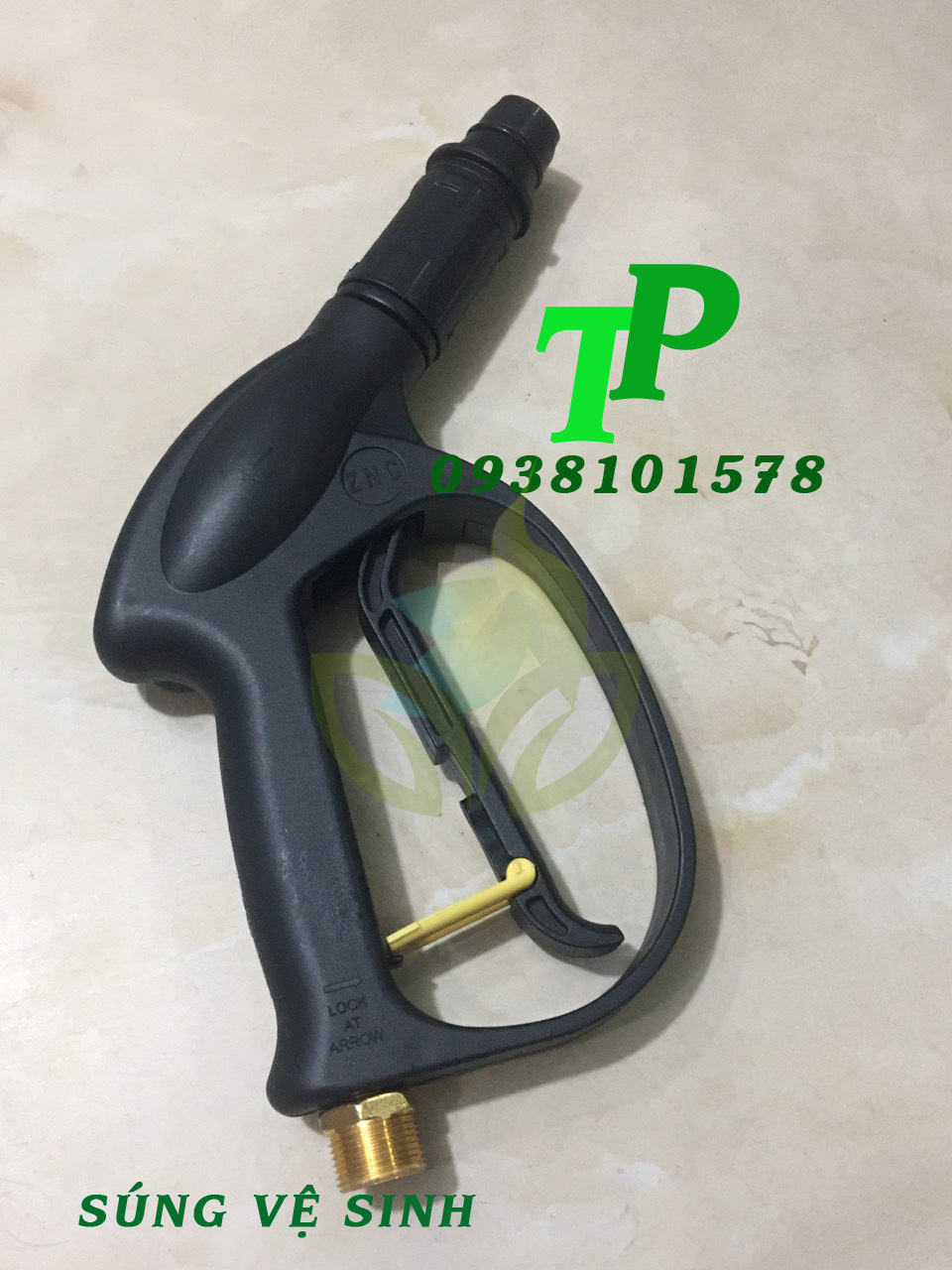 Súng xịt rửa xe, rửa máy lạnh sử dụng cho máy bơm xịt