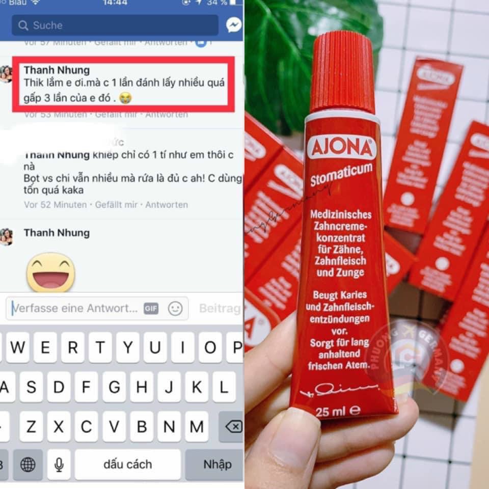 Kem đánh răng Ajona Đức