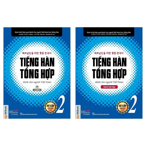 Sách - Combo Tiếng Hàn Tổng Hợp Dành Cho Người Việt Nam Sơ Cấp 2 (Sgk + Bt , Lẻ Tùy Chọn)|Trọn Bộ 2 Cuốn