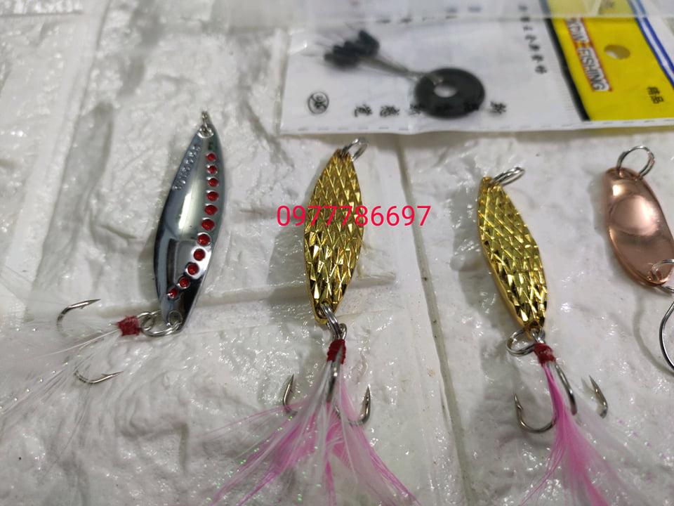 mồi thìa lure suối combo 6 con