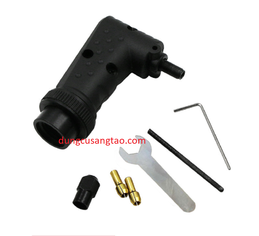 Đầu chuyển hướng 90 độ cho máy khoan/ Đầu khoan cắt bẻ góc 90 độ - dùng cho máy đa năng mini cầm tay