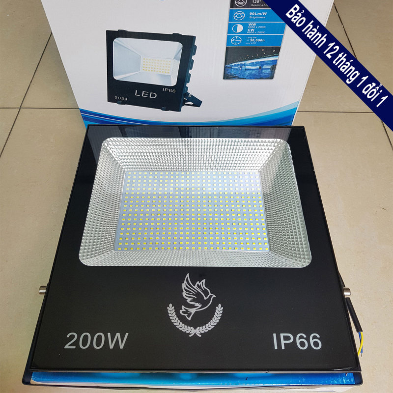 ĐÈN PHA LED SMD 200W ÁNH SÁNG TRẮNG - TIẾT KIỆM ĐIỆN - SỬ DỤNG NGUỒN 220V