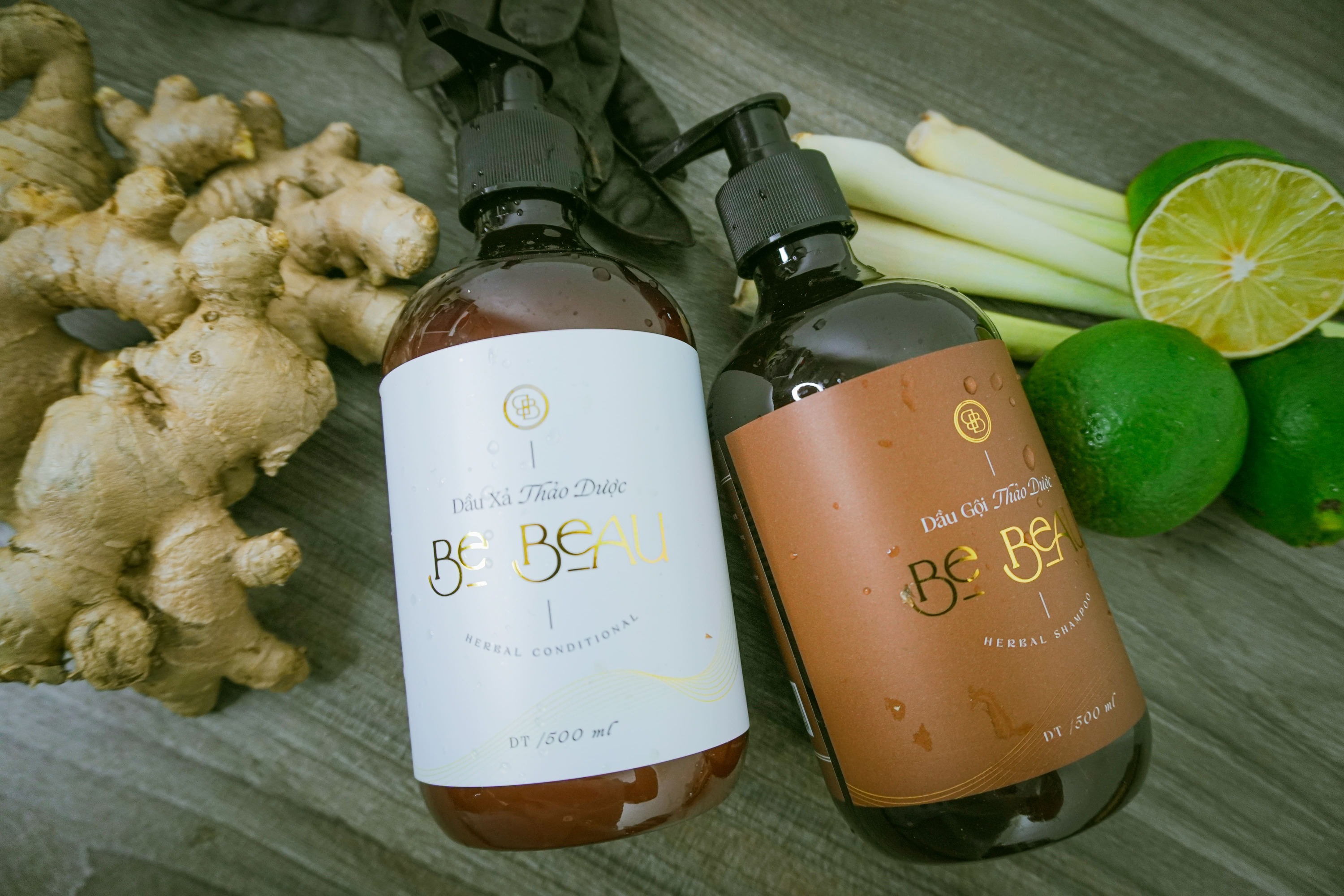 Combo gội xả thảo dược thiên nhiên - BeBeau