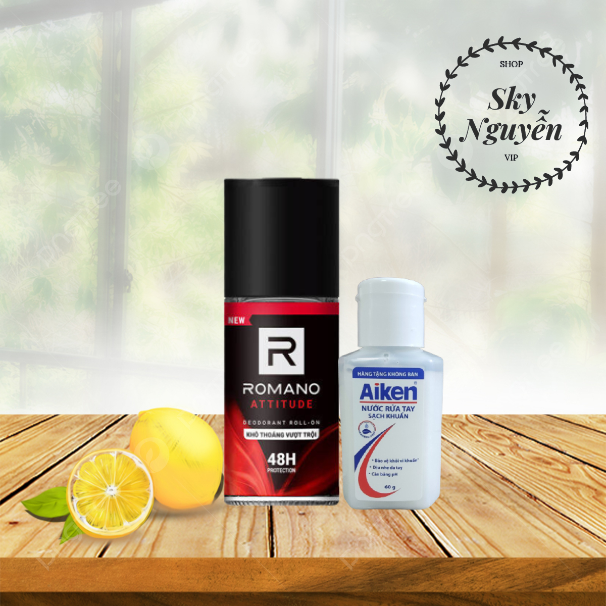 [HCM]ROMANO LĂN KHỬ MÙI ATTITUDE 50ML KÈM CHAI 60G