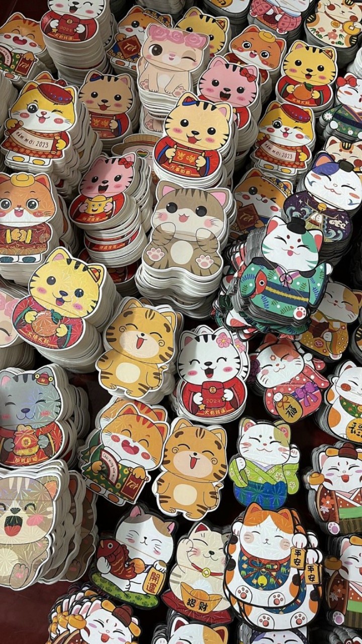 Combo 50 bao lì xì chibi phản quang siêu đáng iu giá bao tốt