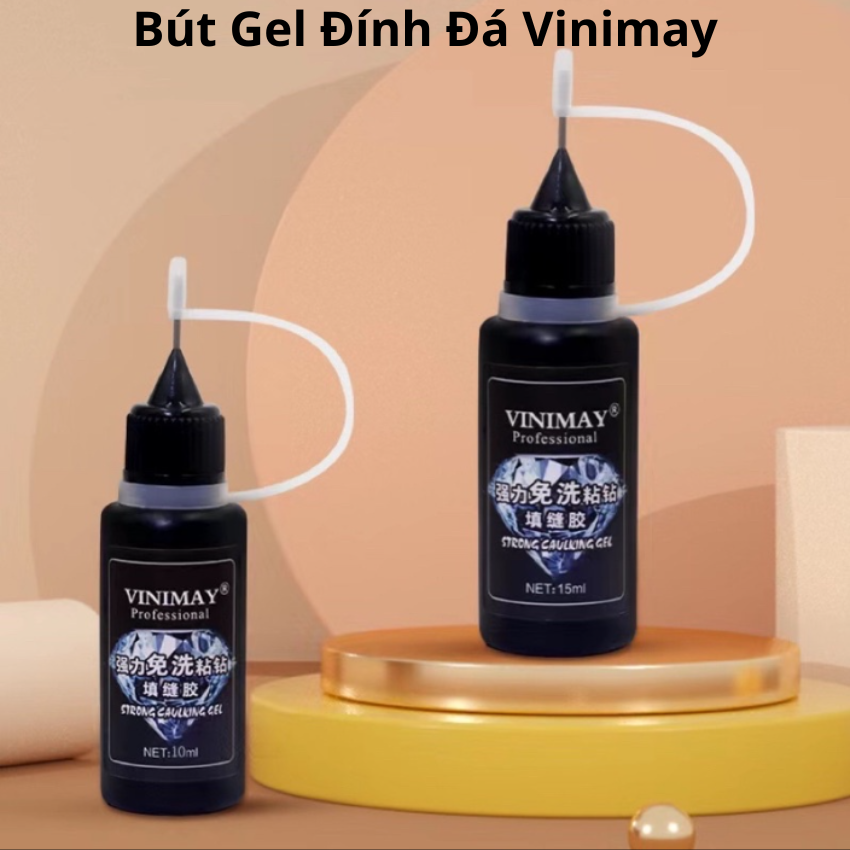 Bút Gel đính đá, charm, nails đa năng Vinimay.