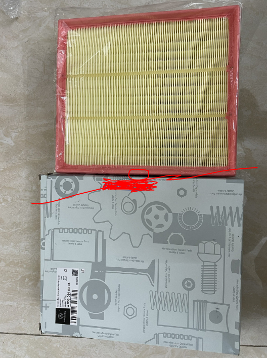 Lọc gió động cơ xe mercedes sprinter. oem: a0030948304