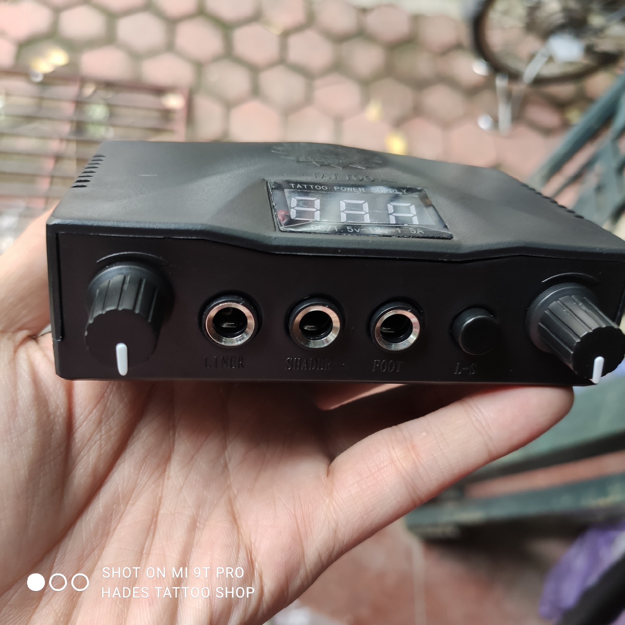 Biến áp mini 2 cổng máy xăm - shoptattoo69