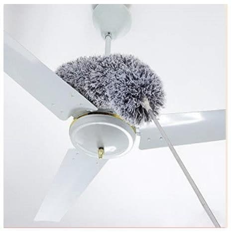 Chổi lông quét bụi,lau trần nhà đa năng - Chổi quét trần nhà cán Inox có thể kéo dài 2,8m