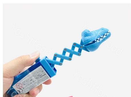 [siêu rẻ] 1 Kẹo Mút Đồ Chơi Cá Sấu Gator Chomp 17gr