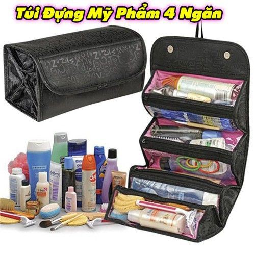 [HCM]Túi đựng mỹ phẩm 4 ngăn Roll N Go