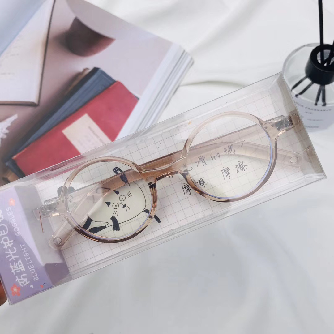 mắt kính tròn giả cận cho bé new 2021