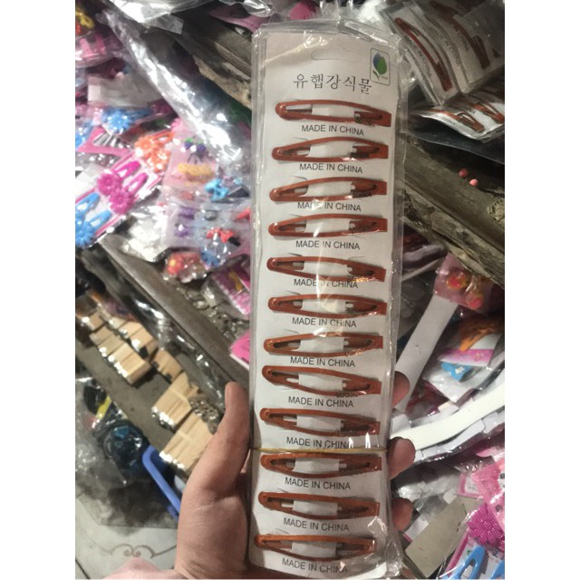 Kẹp - Cặp Tách 12 Cái/1 Vỉ Siêu Chắc